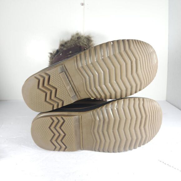 Sorel Women's Joan Of Arctic US8 Brown Waterproof Lined Shearling Snow Boots - Picture 9 of 16